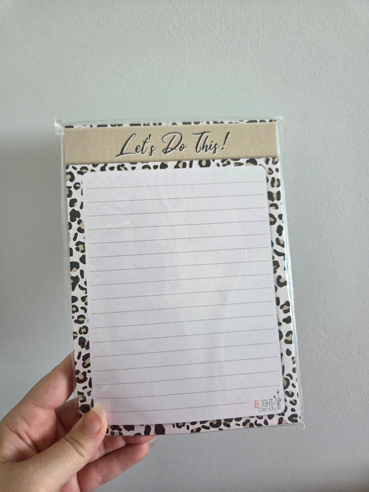 Notepad - Leopard