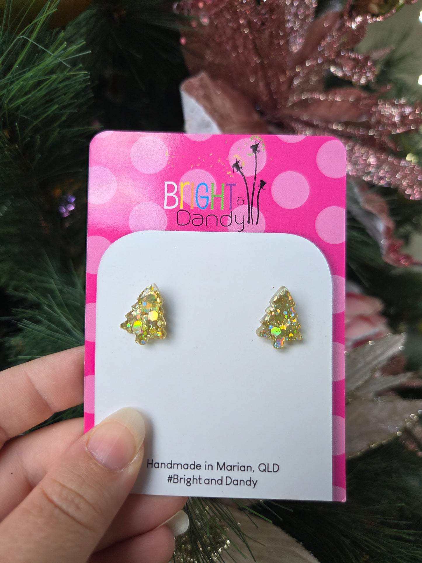 Xmas Tree Studs 4